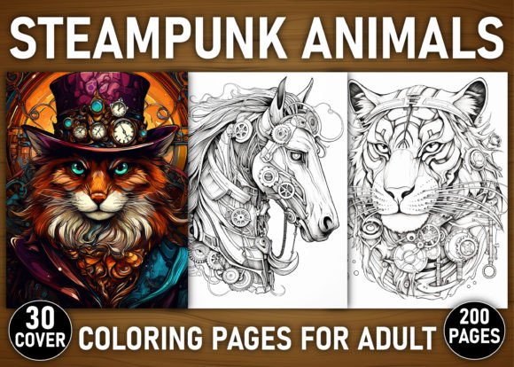 200+ Steampunk Animals Coloring Pages: A Creative Toolkit