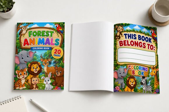 Forest Animals Coloring Book for Kids: A Creative Toolkit