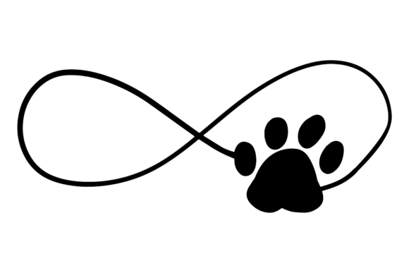 Infinite Love Paw Print: A Design That Speaks Volumes