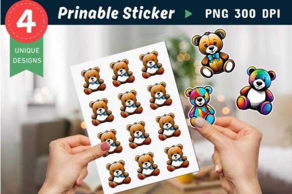 The Enduring Charm of Teddy Bear Stickers in Design