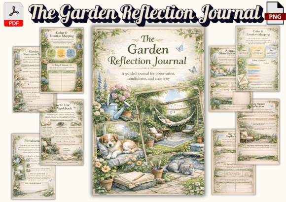 The Garden Reflection Journal: A Nature-Inspired Path to Mindfulness