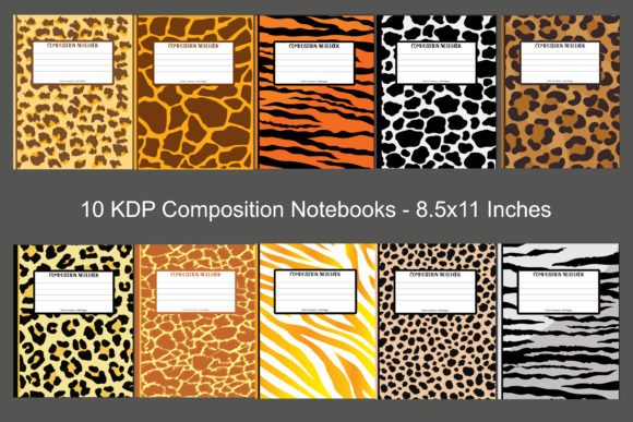 Wild Elegance: Styling Your Brand with Animal Print Composition Notebooks